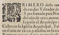 An illustration from Teatro eclesiastico de la primitiua iglesia de las Indias Occidentales, : vidas de sus arzobispos, obispos, y cosas memorables de sus sedes. ... (1649)