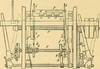 An illustration from Technology of textile design. Being a practical treatise on the construction and application of weaves for all textile fabrics, with minute reference to the latest inventions for weaving (1888)