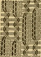 An illustration from Technology of textile design. Being a practical treatise on the construction and application of weaves for all textile fabrics, with minute reference to the latest inventions for weaving (1888)