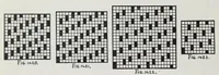 An illustration from Technology of textile design : a practical treatise on the construction and application of weaves for all textile fabrics and the analysis of cloth : containing also an appendix describing all the latest methods and improvements in designing and manufacturing : for the use of students, operatives, overseers, designers, mill managers, commission merchants and manufacturers (1905)