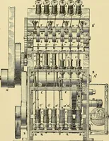 An illustration from Technology of textile design. Being a practical treatise on the construction and application of weaves for all textile fabrics, with minute reference to the latest inventions for weaving (1888)