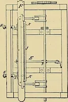 An illustration from Technology of textile design. Being a practical treatise on the construction and application of weaves for all textile fabrics, with minute reference to the latest inventions for weaving (1888)