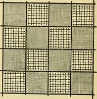 An illustration from Technology of textile design. Being a practical treatise on the construction and application of weaves for all textile fabrics, with minute reference to the latest inventions for weaving (1888)