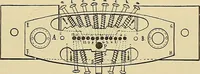 An illustration from Technology of textile design. Being a practical treatise on the construction and application of weaves for all textile fabrics, with minute reference to the latest inventions for weaving (1888)
