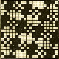 An illustration from Technology of textile design. Being a practical treatise on the construction and application of weaves for all textile fabrics, with minute reference to the latest inventions for weaving (1888)