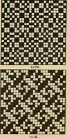 An illustration from Technology of textile design. Being a practical treatise on the construction and application of weaves for all textile fabrics, with minute reference to the latest inventions for weaving (1888)