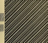 An illustration from Technology of textile design. Being a practical treatise on the construction and application of weaves for all textile fabrics, with minute reference to the latest inventions for weaving (1888)