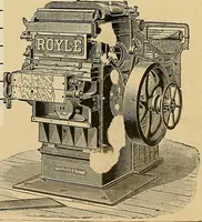 An illustration from Technology of textile design. Being a practical treatise on the construction and application of weaves for all textile fabrics, with minute reference to the latest inventions for weaving (1888)