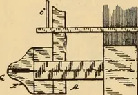 An illustration from Technology of textile design. Being a practical treatise on the construction and application of weaves for all textile fabrics, with minute reference to the latest inventions for weaving. Containing also an appendix showing the analysis and giving the calculations necessary for the manufacture of the various textile fabrics (1889)