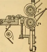 An illustration from Technology of textile design. Being a practical treatise on the construction and application of weaves for all textile fabrics, with minute reference to the latest inventions for weaving. Containing also an appendix showing the analysis and giving the calculations necessary for the manufacture of the various textile fabrics (1889)
