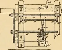 An illustration from Technology of textile design. Being a practical treatise on the construction and application of weaves for all textile fabrics, with minute reference to the latest inventions for weaving. Containing also an appendix showing the analysis and giving the calculations necessary for the manufacture of the various textile fabrics (1889)