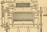 An illustration from Technology of textile design. Being a practical treatise on the construction and application of weaves for all textile fabrics, with minute reference to the latest inventions for weaving. Containing also an appendix showing the analysis and giving the calculations necessary for the manufacture of the various textile fabrics (1889)