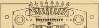 An illustration from Technology of textile design. Being a practical treatise on the construction and application of weaves for all textile fabrics, with minute reference to the latest inventions for weaving. Containing also an appendix showing the analysis and giving the calculations necessary for the manufacture of the various textile fabrics (1889)