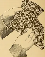 An illustration from Technology of textile design. Being a practical treatise on the construction and application of weaves for all textile fabrics, with minute reference to the latest inventions for weaving. Containing also an appendix showing the analysis and giving the calculations necessary for the manufacture of the various textile fabrics (1889)