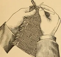 An illustration from Technology of textile design. Being a practical treatise on the construction and application of weaves for all textile fabrics, with minute reference to the latest inventions for weaving. Containing also an appendix showing the analysis and giving the calculations necessary for the manufacture of the various textile fabrics (1889)