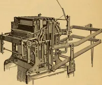 An illustration from Technology of textile design. Being a practical treatise on the construction and application of weaves for all textile fabrics, with minute reference to the latest inventions for weaving. Containing also an appendix showing the analysis and giving the calculations necessary for the manufacture of the various textile fabrics (1889)