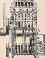 An illustration from Technology of textile design. A practical treatise on the construction and application of weaves for all textile fabrics... Containing also an appendix describing all the latest methods and improvements in designing and manufacturing (1890)