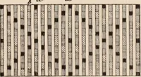An illustration from Technology of textile design. A practical treatise on the construction and application of weaves for all textile fabrics... Containing also an appendix describing all the latest methods and improvements in designing and manufacturing (1890)