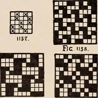 An illustration from Technology of textile design. A practical treatise on the construction and application of weaves for all textile fabrics... Containing also an appendix describing all the latest methods and improvements in designing and manufacturing (1890)