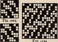 An illustration from Technology of textile design. A practical treatise on the construction and application of weaves for all textile fabrics... Containing also an appendix describing all the latest methods and improvements in designing and manufacturing (1890)