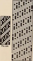 An illustration from Technology of textile design. A practical treatise on the construction and application of weaves for all textile fabrics... Containing also an appendix describing all the latest methods and improvements in designing and manufacturing (1890)