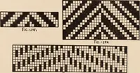 An illustration from Technology of textile design. A practical treatise on the construction and application of weaves for all textile fabrics... Containing also an appendix describing all the latest methods and improvements in designing and manufacturing (1890)
