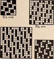 An illustration from Technology of textile design. A practical treatise on the construction and application of weaves for all textile fabrics... Containing also an appendix describing all the latest methods and improvements in designing and manufacturing (1890)