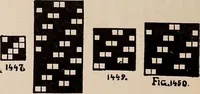 An illustration from Technology of textile design. A practical treatise on the construction and application of weaves for all textile fabrics... Containing also an appendix describing all the latest methods and improvements in designing and manufacturing (1890)