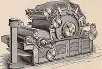 An illustration from Technology of textile design. A practical treatise on the construction and application of weaves for all textile fabrics... Containing also an appendix describing all the latest methods and improvements in designing and manufacturing (1890)