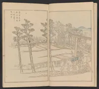 An illustration from Teito gakei ichiran (1809)
