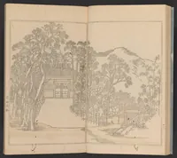 An illustration from Teito gakei ichiran (1809)