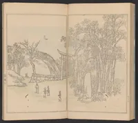 An illustration from Teito gakei ichiran (1809)