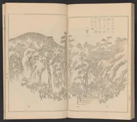 An illustration from Teito gakei ichiran (1809)