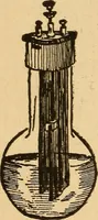 An illustration from Telegraphy and how to learn it; with brief chapters on elementary science, embracing various kinds of electricity, electrical measurements, thermo-frictional electricty, batteries, magnets and magnetism (1901)