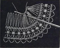 An illustration from Teneriffe lace work (1920)