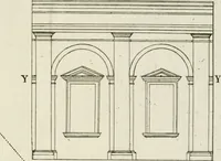 An illustration from Trattato teorico-pratico di prospettiva (1766)