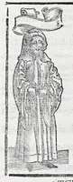 An illustration from Terenti[us] : cũ directorio vocabulorũ, sententiarũ, artis comice : glosa ĩterlineali : comẽtarijs Donato, Gvidone, Ascensio