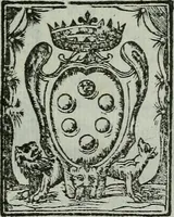 An illustration from Termini di mezzo rilievo e d'intera dottrina tra gl'archi di casa Valori in Firenze : col sommario della vita d'alcvni : compendio dell'opere de gl'altri, e indizio di tutti gl'aggiunti nel discorso dell'eccellenza degli scrittori, e nobiltà de gli studi Fiorentini (1604)