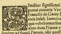 An illustration from Tertia Ferdina[n]di Cortesii Sac. Caesar. et Cath. Maiesta. in nova maris oceani Hyspania generalis præfecti p[rae]clara narratio, : in qua celebris ciuitatis Temixtitan expugnatio, aliaru[m]q[ue] prouintiaru[m], qu[a]e defecerant recuperatio continetur, in quaru[m] expugnatione, recuperatione q[ue] præfectus, una cum Hyspanis victorias æterna memoria dignas consequutus est, pr[a]eterea in ea Mare del Sur Cortesium detexisse rece[n]set[er], quod nos Australe Indicu[m] Pelagus putam[us], [et] alias innumeras prouintias aurifodinis, unionibus, variisq[ue] Gemmarum generibus refertas, et postremo illis innotuisse in eis quoq[ue] aromata contineri, (1524)