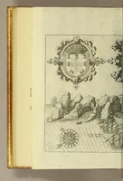 An illustration from Tertia pars Indiae Orientalis: qua continentur I. Secunda pars nauigationum à Ioanne Hugone Lintschotano Hollando in Orientem susceptarum; & maximè situs illarum regionum, & in his insulàrum, fluminum, riparum, portuum, &c. tum in transitu, tum ipsa India sitorum: vbi iuxta etiam vniuersa, quae autor illic, & postea in reditu versus Hollandiam vidit & notauit, diligenter designantur. : II. Nauigatio Hollandorum in insulas Orientales, Iauan & Svmatram: vbi pariter de morbius, vita, & religione incolarum quaedam haud iniucunda traduntur. III. Tres nauigationes Hollandorum in modo dictam Indiam per septentrionalem seu glacialem oceanum, vbi mira quaedam & stupenda denarrantur. Quibus iam de nouo accesserunt aliae de anno M.D.XVIII. vsq[ue] M.D.C.XXIX. historiae memorabiles, & notatu dignissimae. (1629)