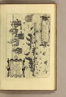An illustration from Tertia pars Indiae Orientalis: qua continentur I. Secunda pars nauigationum à Ioanne Hugone Lintschotano Hollando in Orientem susceptarum; & maximè situs illarum regionum, & in his insulàrum, fluminum, riparum, portuum, &c. tum in transitu, tum ipsa India sitorum: vbi iuxta etiam vniuersa, quae autor illic, & postea in reditu versus Hollandiam vidit & notauit, diligenter designantur. : II. Nauigatio Hollandorum in insulas Orientales, Iauan & Svmatram: vbi pariter de morbius, vita, & religione incolarum quaedam haud iniucunda traduntur. III. Tres nauigationes Hollandorum in modo dictam Indiam per septentrionalem seu glacialem oceanum, vbi mira quaedam & stupenda denarrantur. Quibus iam de nouo accesserunt aliae de anno M.D.XVIII. vsq[ue] M.D.C.XXIX. historiae memorabiles, & notatu dignissimae. (1629)