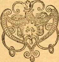An illustration from Testamentvm Novvm : sive nouum foedus Iesu Christi, D.N. Cuius Graeco contextui respondent interpretationes duae: vna, vetus altera, Theodori Bezae, nunc quartò diligenter ab eo recognita. Eiusdem annotationes, quas itidem hac quarta edit. accuratè recognouit, & accessione non parua locupletauit: Vt docebunt asterisci margini appositi, necnon eius ad lectorem epistolium. Haec quarta editio, propter accessiones non paucas, duos indices nouos habet: quorum prior priori parti, posterior posteriori subiunctus est. Seorsvm edetvr recensio earundem in diuersis Noui Testamenti locis vocum (vulgò concordantiae Novi Testamenti) cui etiam operam multum lectori profuturam idem Theodorus Beza & quidam alij impenderunt (1588)