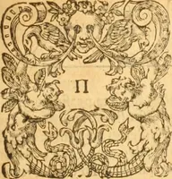An illustration from Testamentvm Novvm : sive nouum foedus Iesu Christi, D.N. Cuius Graeco contextui respondent interpretationes duae: vna, vetus altera, Theodori Bezae, nunc quartò diligenter ab eo recognita. Eiusdem annotationes, quas itidem hac quarta edit. accuratè recognouit, & accessione non parua locupletauit: Vt docebunt asterisci margini appositi, necnon eius ad lectorem epistolium. Haec quarta editio, propter accessiones non paucas, duos indices nouos habet: quorum prior priori parti, posterior posteriori subiunctus est. Seorsvm edetvr recensio earundem in diuersis Noui Testamenti locis vocum (vulgò concordantiae Novi Testamenti) cui etiam operam multum lectori profuturam idem Theodorus Beza & quidam alij impenderunt (1588)
