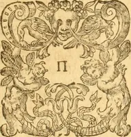 An illustration from Testamentvm Novvm : sive nouum foedus Iesu Christi, D.N. Cuius Graeco contextui respondent interpretationes duae: vna, vetus altera, Theodori Bezae, nunc quartò diligenter ab eo recognita. Eiusdem annotationes, quas itidem hac quarta edit. accuratè recognouit, & accessione non parua locupletauit: Vt docebunt asterisci margini appositi, necnon eius ad lectorem epistolium. Haec quarta editio, propter accessiones non paucas, duos indices nouos habet: quorum prior priori parti, posterior posteriori subiunctus est. Seorsvm edetvr recensio earundem in diuersis Noui Testamenti locis vocum (vulgò concordantiae Novi Testamenti) cui etiam operam multum lectori profuturam idem Theodorus Beza & quidam alij impenderunt (1588)