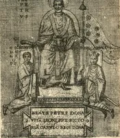 An illustration from The testimony of the catacombs and of other monuments of Christian art : from the second to the eighteenth century, concerning questions of doctrine now disupted in the Church (1870)