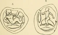 An illustration from The testimony of the catacombs and of other monuments of Christian art : from the second to the eighteenth century, concerning questions of doctrine now disupted in the Church (1870)