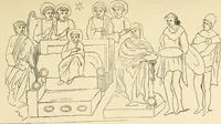 An illustration from The testimony of the catacombs and of other monuments of Christian art : from the second to the eighteenth century, concerning questions of doctrine now disupted in the Church (1870)