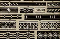 An illustration from A text book dealing with ornamental design for woven fabrics (1897)
