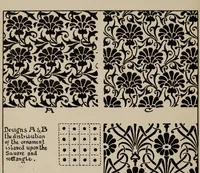 An illustration from A text book dealing with ornamental design for woven fabrics (1897)