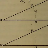 An illustration from A text book of geometrical drawing : abridged from the octavo edition : for the use of schools in which the definitions and rules of geometry are familiarly explained, the practical problems are arranged from the most simple to the more complex, and in their description technicalities are avoided as much as possible : with an introduction to isometrical drawing : and an essay on linear perspective and shadows ... (1849)